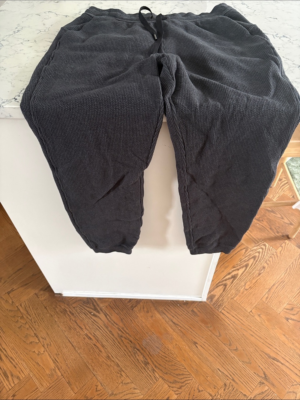 lululemon athletica Black and Charcoal Workout Leggings